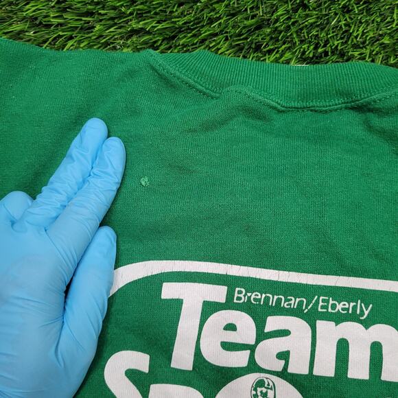 Vintage 80s Russell Athletic GESU Sweatshirt Mens Medium Womens Large - Picture 5 of 12